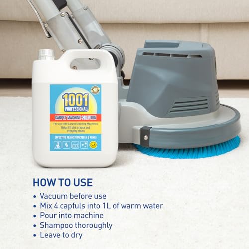 1001 Professional Carpet Cleaner Solution 5L