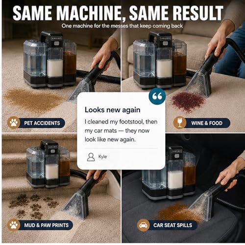 Olsen & Smith 1600W Dual-Tank Spot Cleaner: image 3