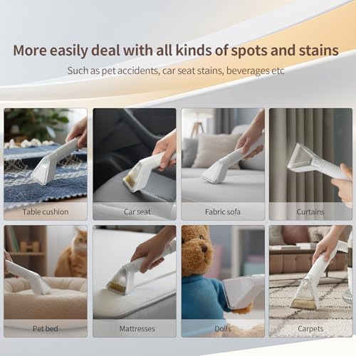 PUREBEAR Portable Handheld Carpet Cleaner: image 6